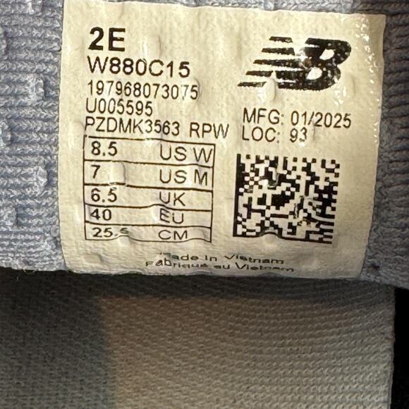 New Balance 880 Shoes Womens Size‎ 8.5 Wide 2E Fresh Foam X Running Athletic - Picture 12 of 13